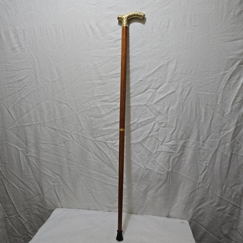 Solid brass handled walking - brass,