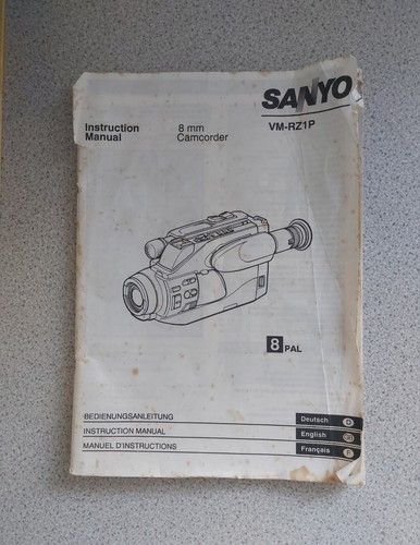 Sanyo rz1p 8mm - vm-rz1p,