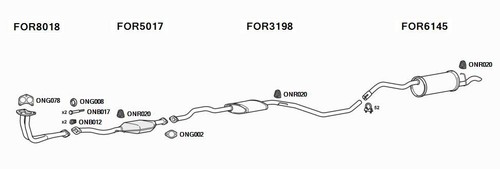 Euroflo exhaust system for - exhaust,