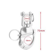 316 Stainless Steel 70mm Rotatable Eyelet Snap Hook Shackle Boat / Sailing /