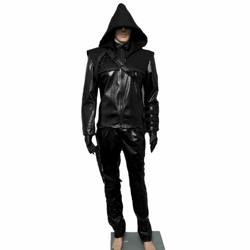 Green arrow leather jackets - leather,