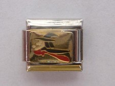 GOLD WITCH  ITALIAN CHARM  fits all 9mm Italian bracelets SI2