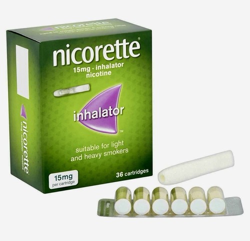 Nicorette inhalator 15mg quit - inhalator,