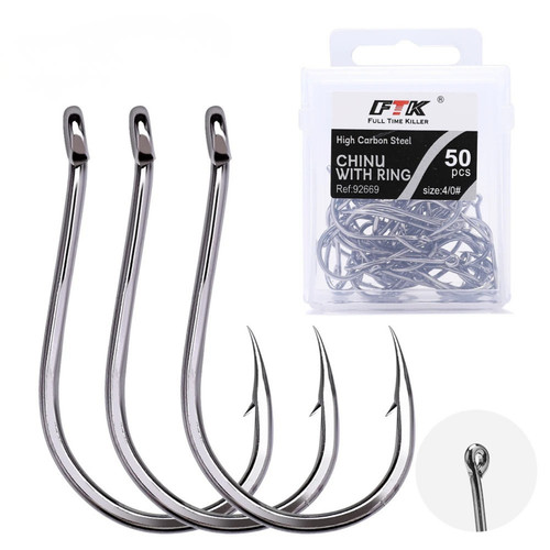 100pcs circle fishing hooks - fishing, 1#