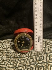 Vintage Small Horseshoe Travel Clock