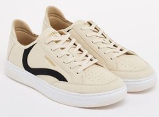 RRP £65 BNIB Superdry Vegan Basket OV Low Trainers Oatmeal Vintage Black Mens 10