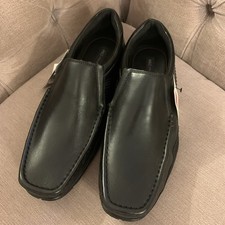 M & S Black Leather Men’s Shoes Size 9 T03/9096 BNWT