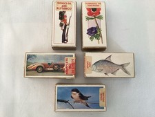  Black Cat  Collectors Edition Cigarette Cards Fish/Birds/Flowers/Uniforms/Cars