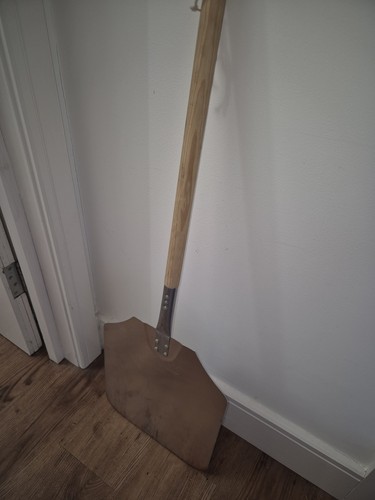 Alliminium large wooden handle - wooden,