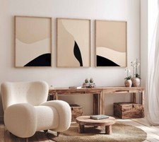 Gallery Wall Art Neutral Beige