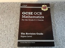 CGP GCSE OCR Maths Revision Guide Higher Level - Immaculate