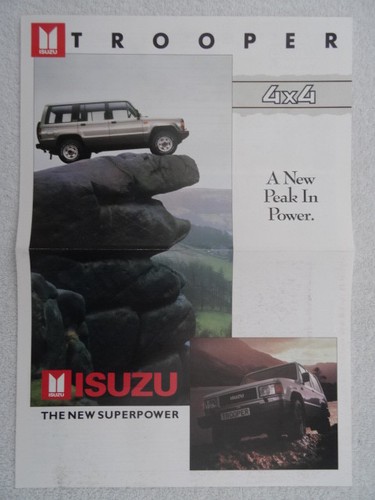 Isuzu trooper 4x4 brochure - 4x4,