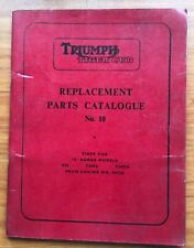 TRIUMPH Tiger Cub Sep 1964 No.10 99720 Original Motorcycle Spare Parts Brochure