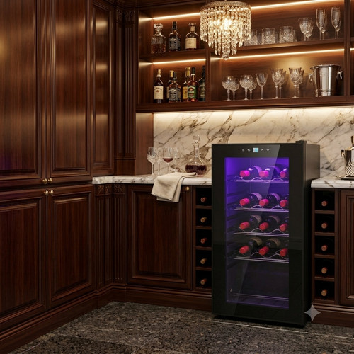 Undercounter wine cooler with