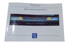 PEUGEOT 205 MAINTENANCE WARRANTY BOOK SERVICE FOLDER SUIT CTI GT I NO REG NUMBER