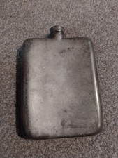 Hip Flask 8oz 1806 Pewter
