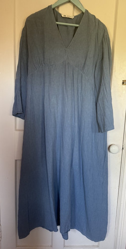 Zara linen maxi - maxi, dress