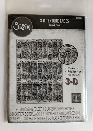 Sizzix texture fades - sizzix, 3d