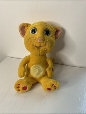 Dragon-i Talking Friends Toys Anglea Ginger Cat Plush Talk Back Repeating Toy