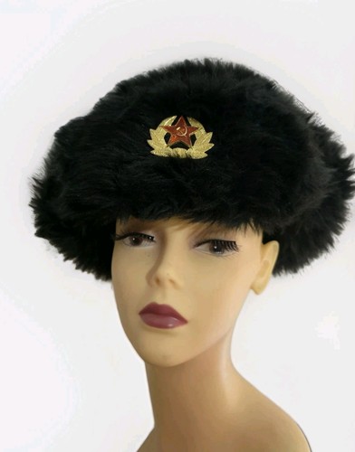Russian trapper hat - russian, with