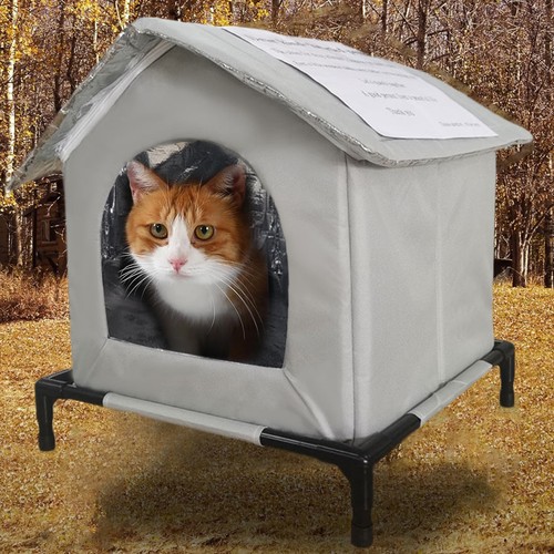 Cat winter insulated house - cat,