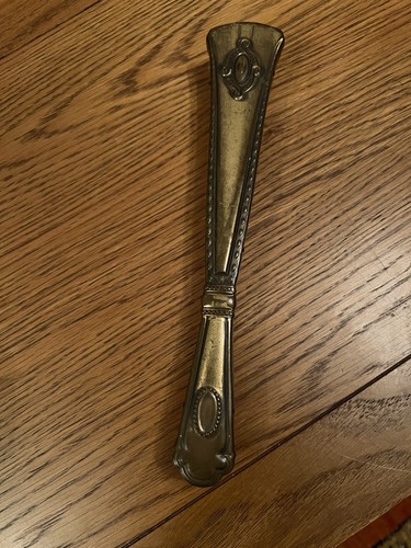 Antique brass table crumb - brass,