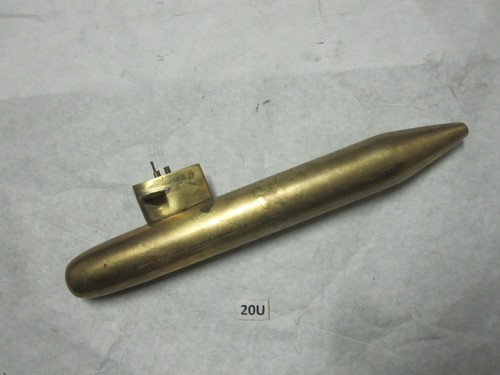 Vintage solid brass submarine - solid,