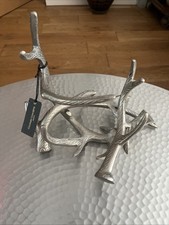 Culinary Concepts VGC Bottle Holder Antler Wine Rack Stunning Christmas Gift