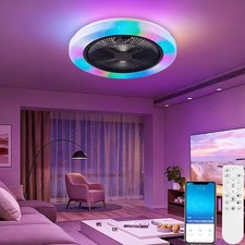 LED Ceiling Fan Light 3 COLORS