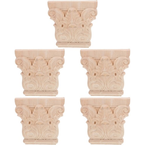 5pcs rustic wood corbels - wood,