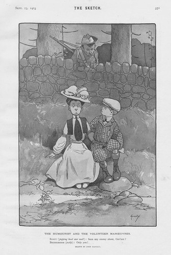 The humorist volunteer - the,