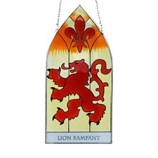 Rampant Lion Stained Glass