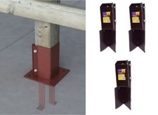 Concrete In Fence Post Holder