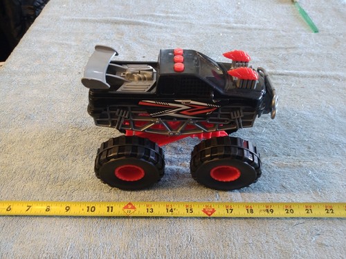 Monster truck black red - truck, &