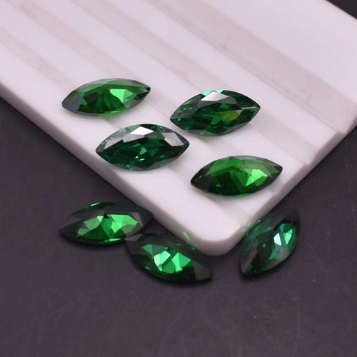 Emerald green marquise cut - emerald,