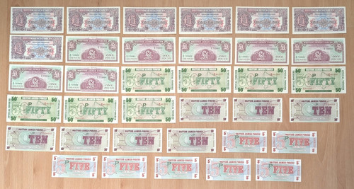British armed forces banknote - british,