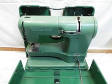 Vintage elna portable green - vintage,