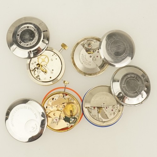 Rare wrist watch movements - 4x,