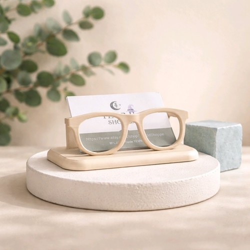 Optician business card holder - optician,