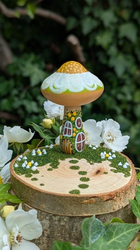 Mushroom fairy house - fairy,
