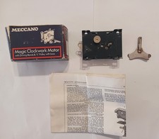 MECCANO MAGIC CLOCKWORK MOTOR 11000 WITH BOX KEY & INSTRUCTIONS- SEE DESCRIPTION