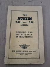 Austin A70 and A90 Running and