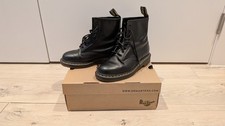 Dr. Martens 1460 Black Leather Boots In Excellent Condition