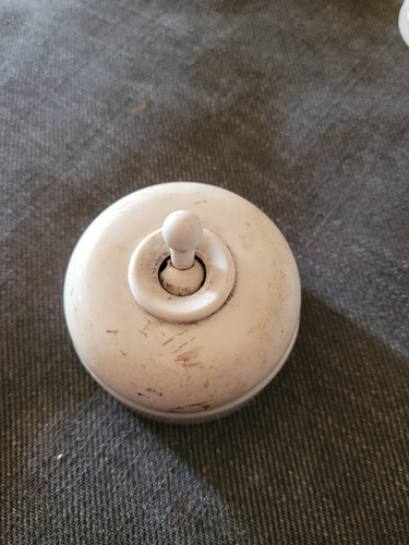 Crabtree ceramic and - ceramic, bakelite
