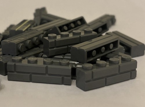 Lego 100 1x4 dark - 100,