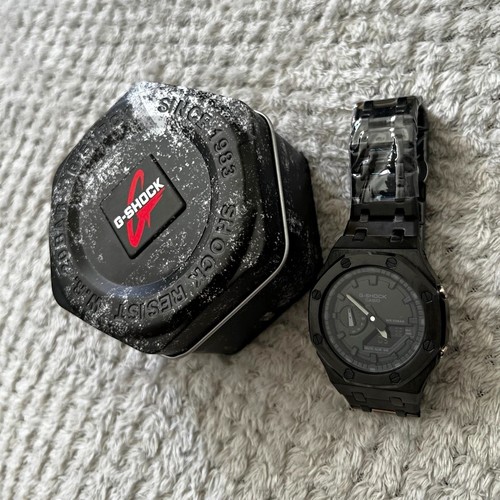 Casio shock 2100 black - casio, g-shock