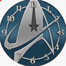 Star Trek Logo 2D Wall Clock