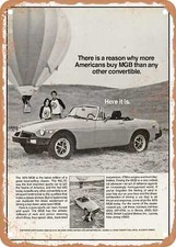 Metal sign 1979 - sign, mgb