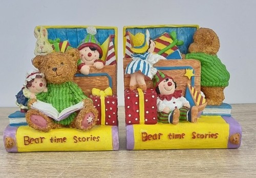 Teddy bear bookends ceramic - teddy,