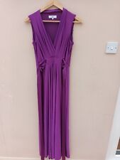 issa London size 10 purple silky Grecian style maxi dress. Worn once